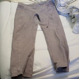 Lululemon cropped leggings roll up ankle